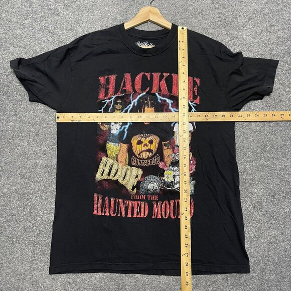 Hackle Haunted Mound From The Haunted Mound Graphic Tee Black L - Picture 6 of 6